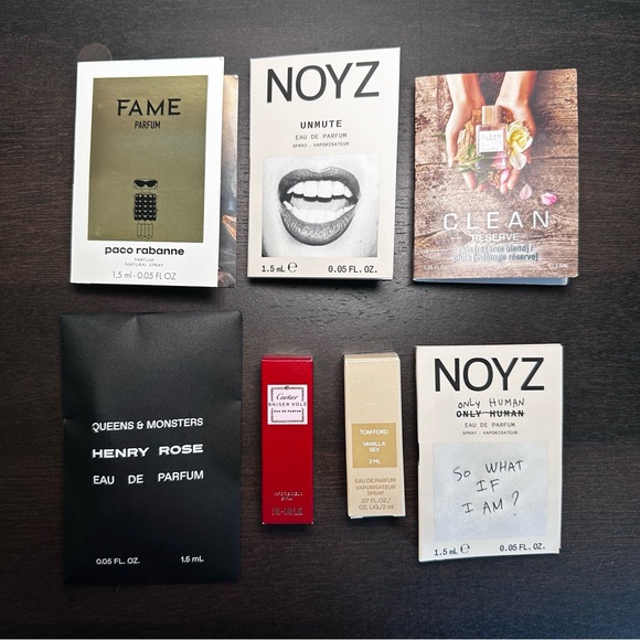 Assorted Designer Perfume Sample Set - Picture 1 of 3